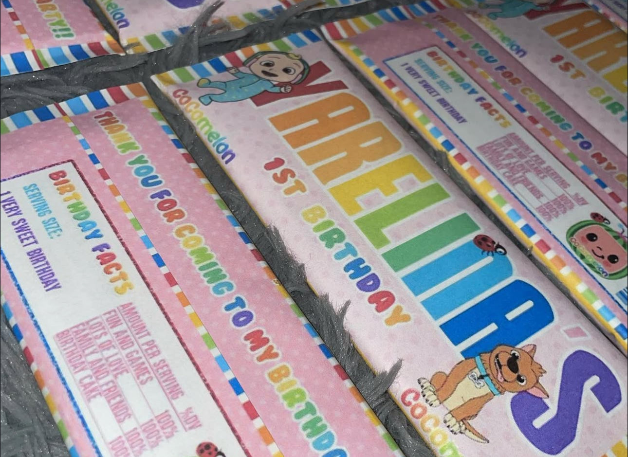 Custom Candy Bars (12 count)