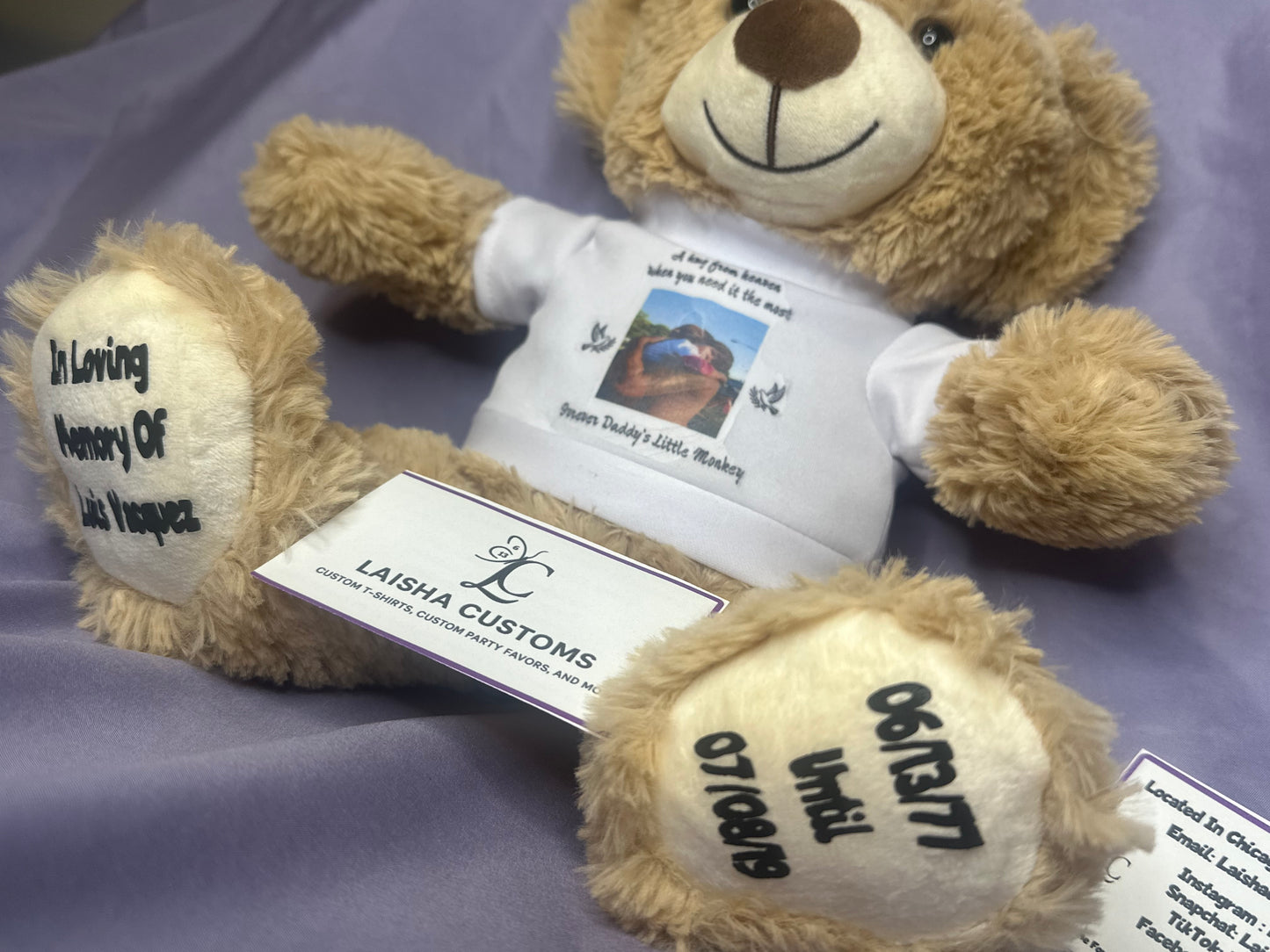 Teddy bear with voice inside