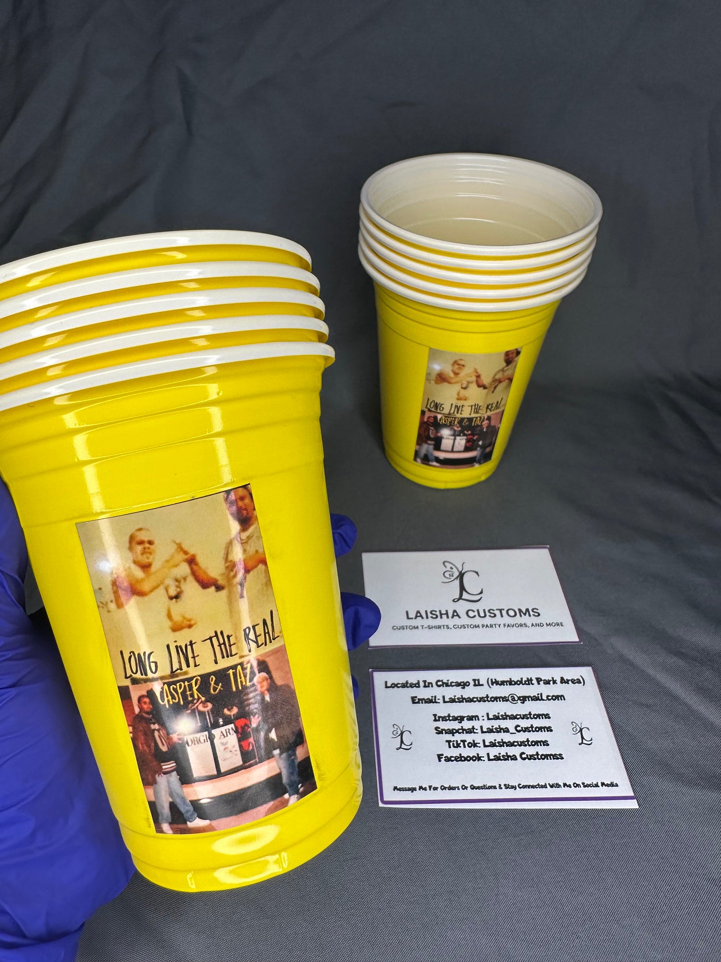 Custom color cups (10 count)