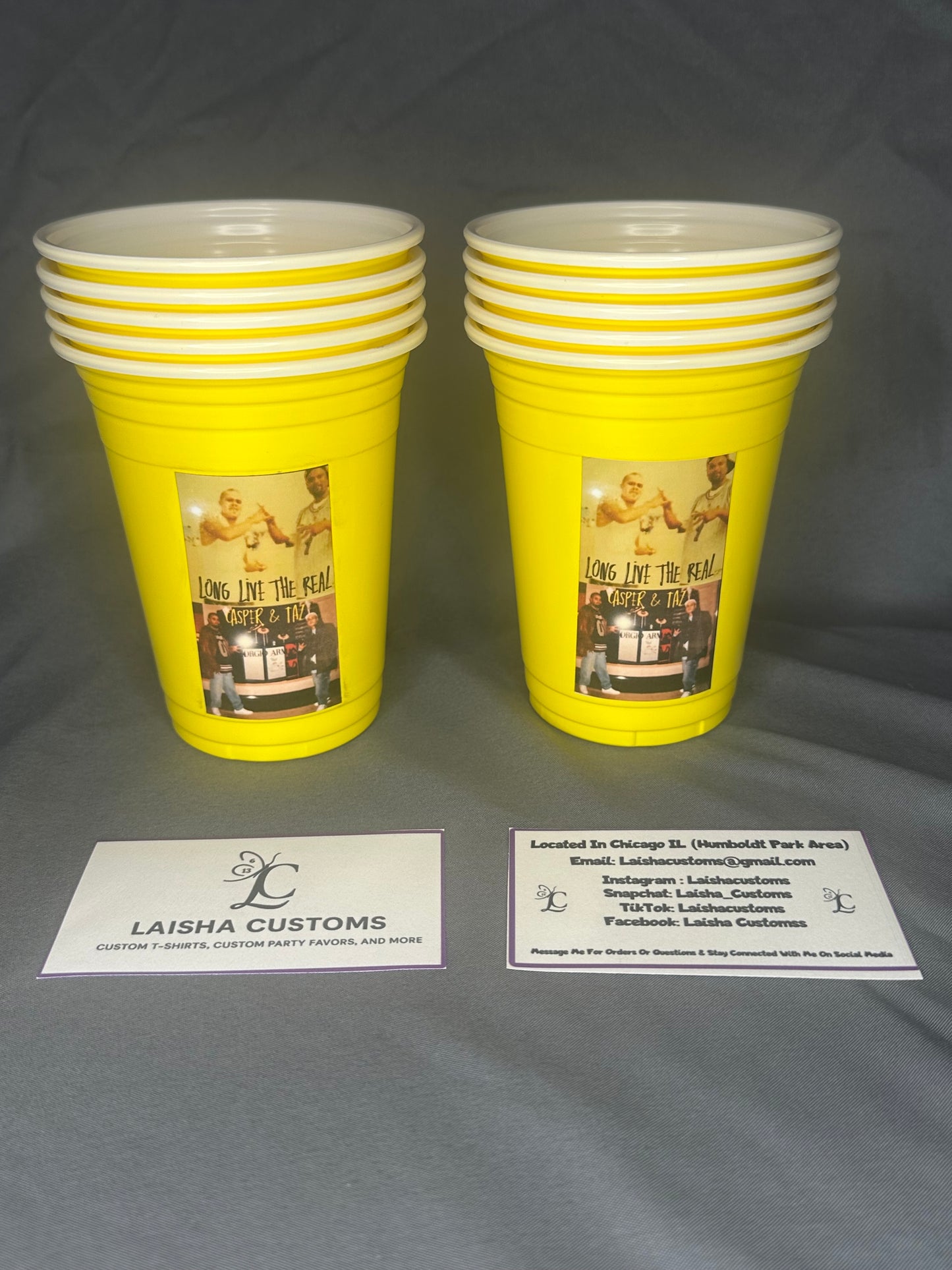 Custom color cups (10 count)