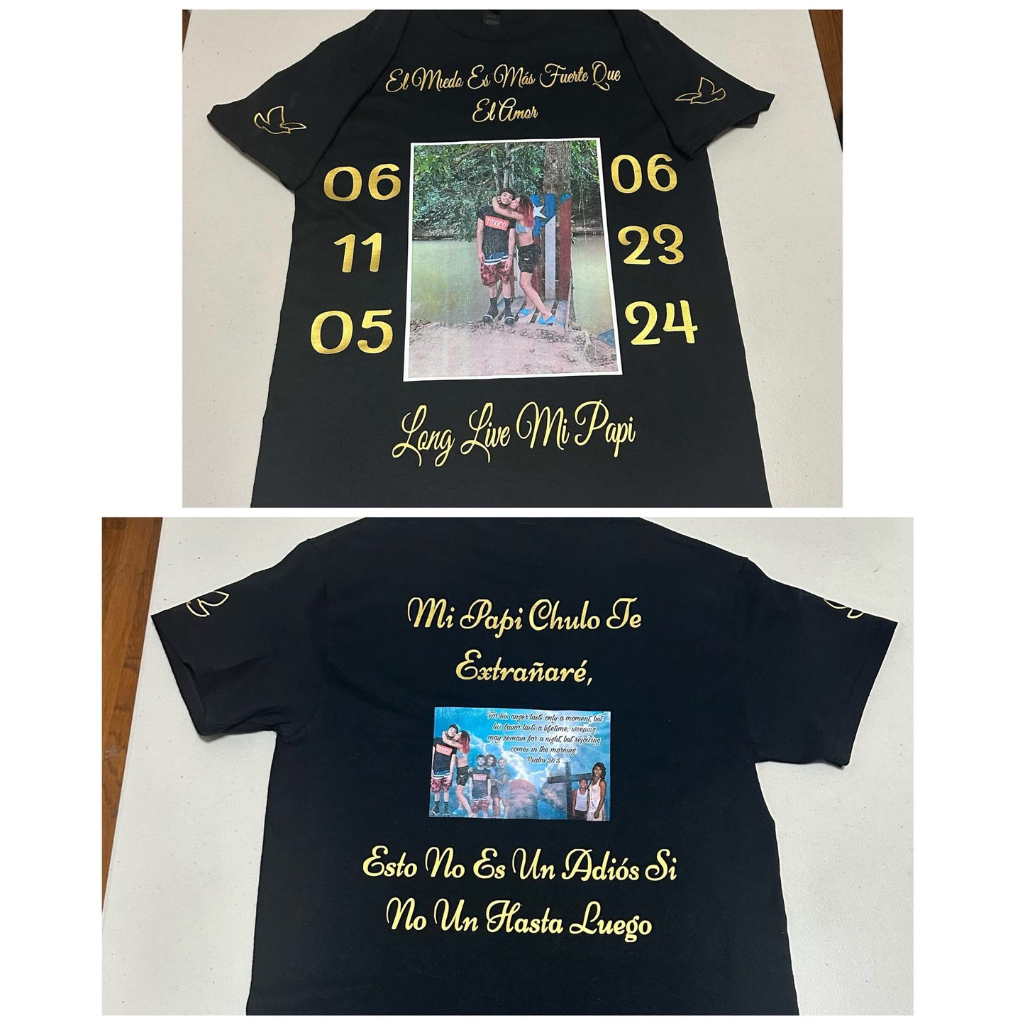 Custom memorial shirt