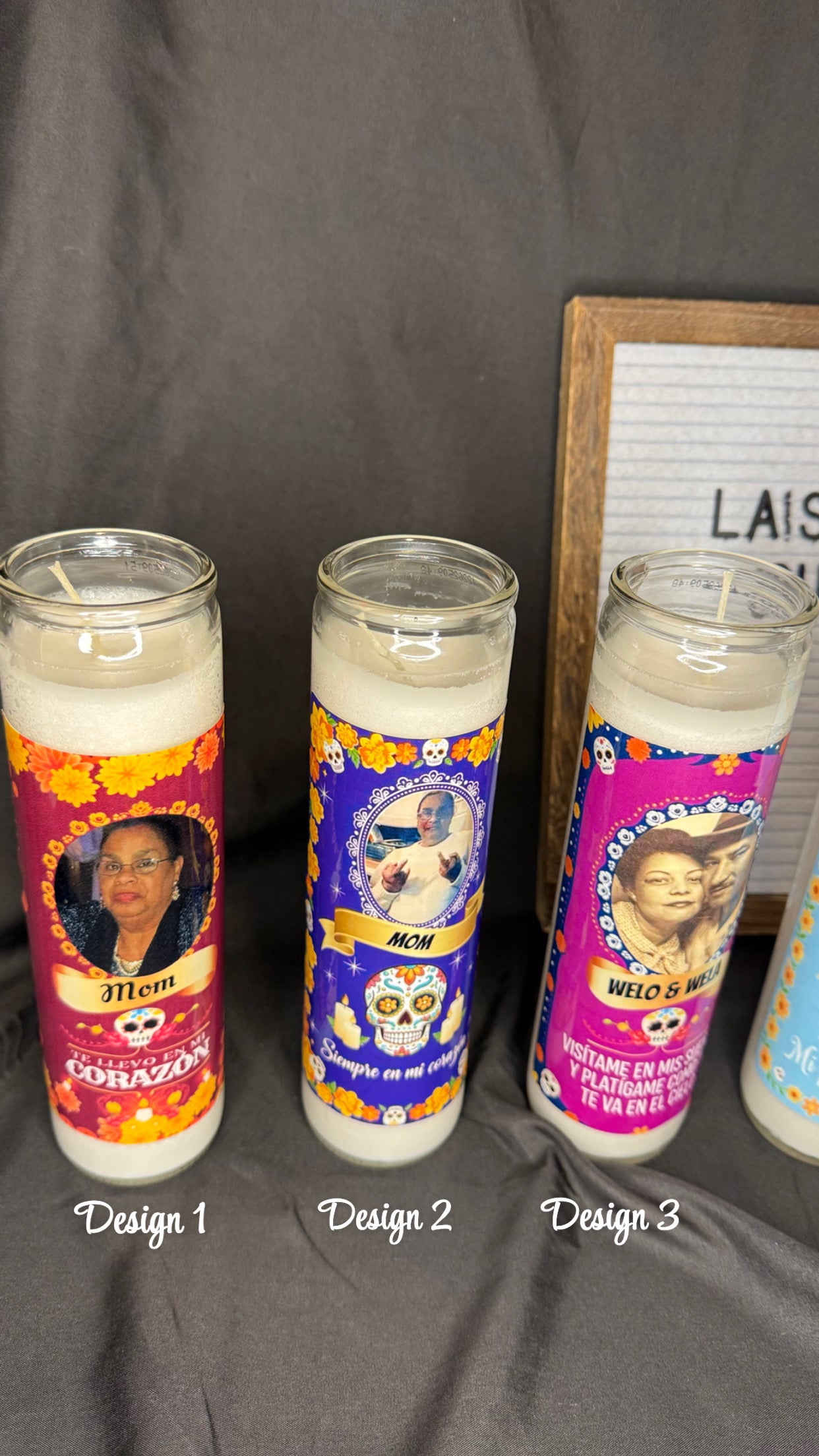 Dia de los muertos candles