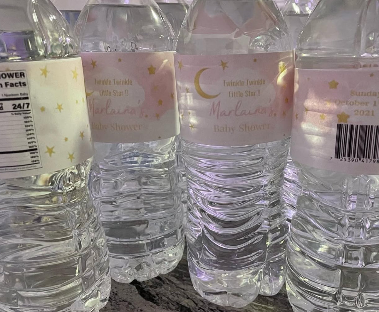 Custom Water Bottles (12 count)