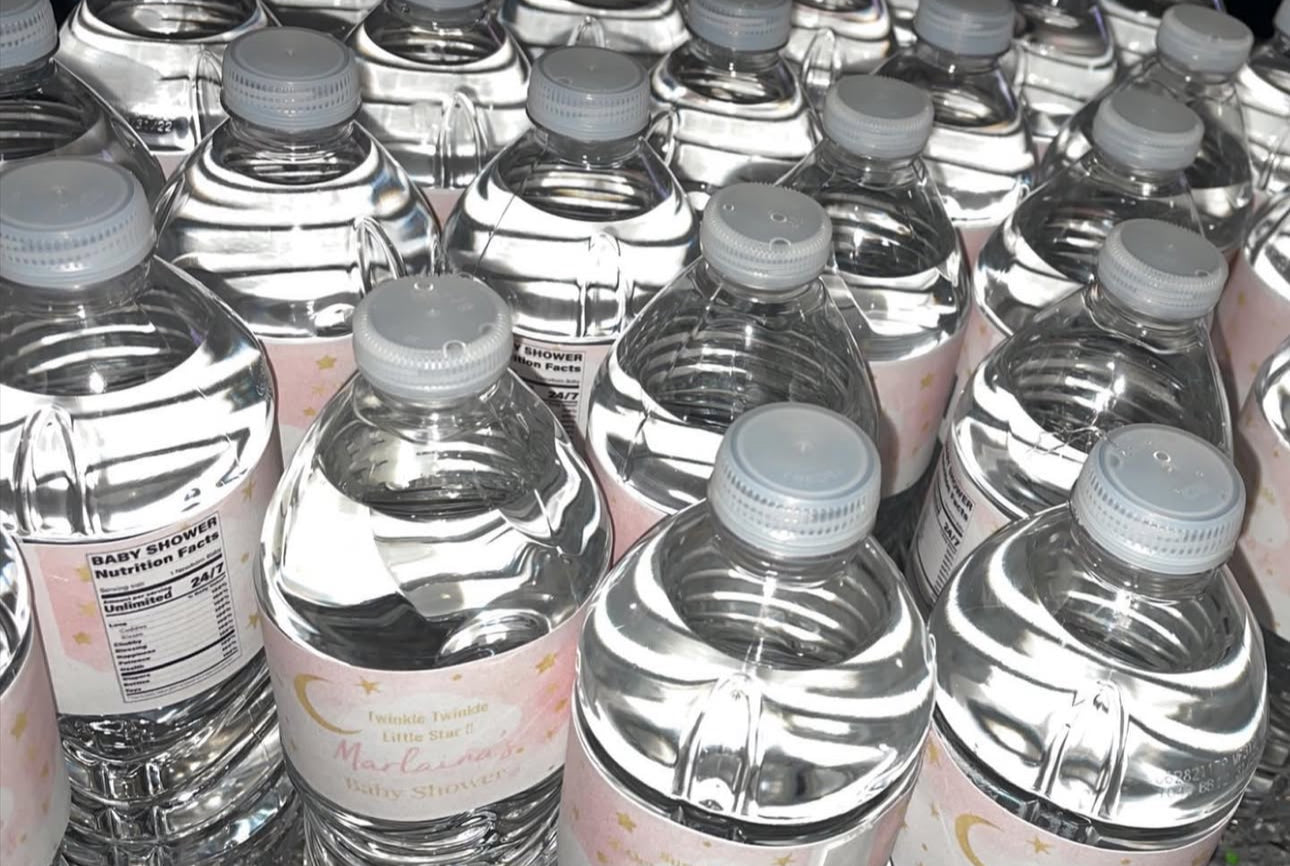 Custom Water Bottles (12 count)