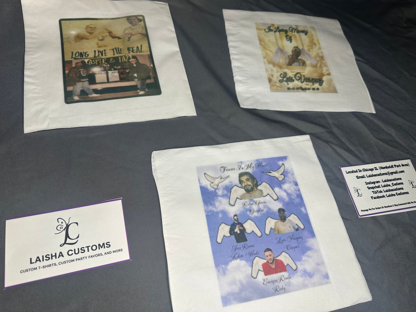 Custom napkins