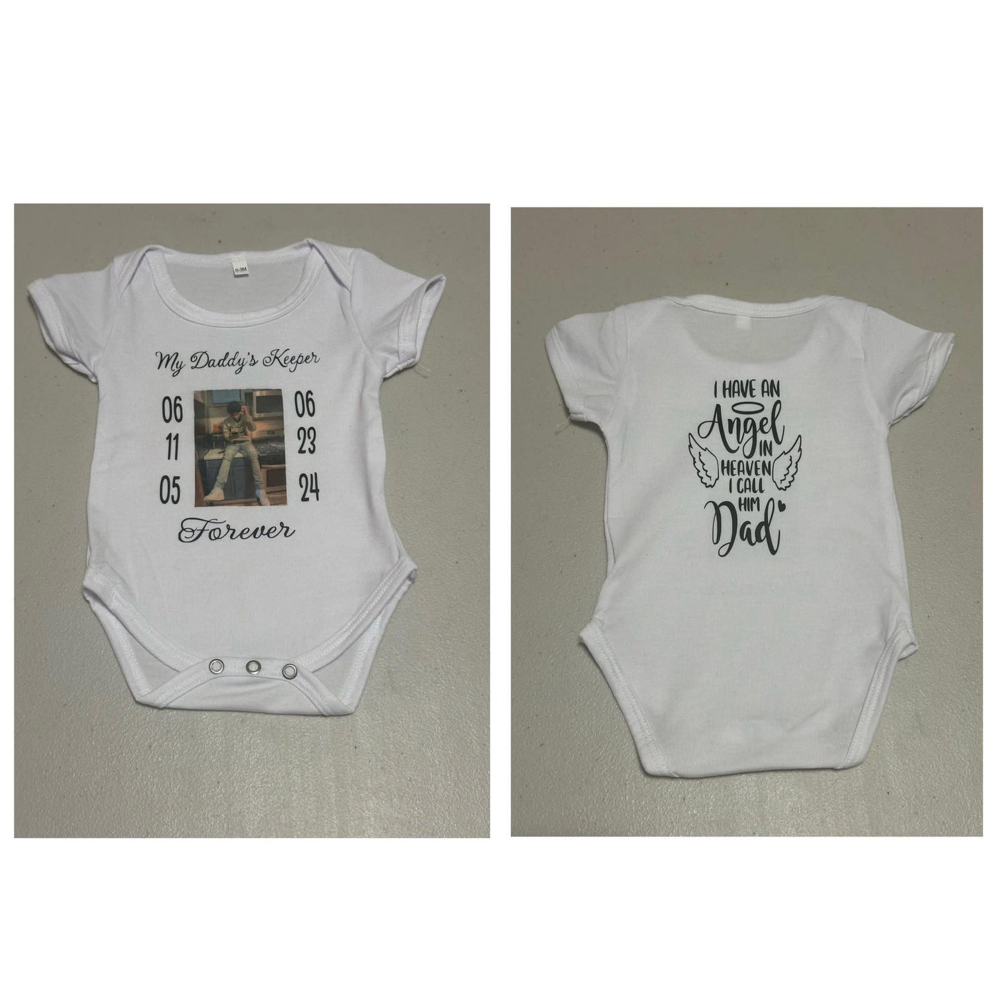 Memorial baby onesie