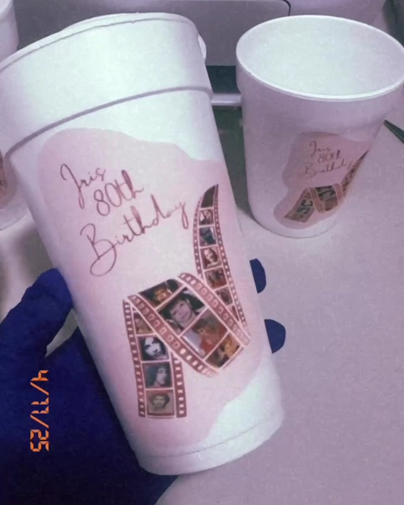 Custom Foam Cups (Big Size 12 Count)