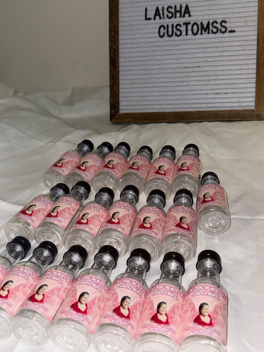 Mini liquor bottles (1) fillable