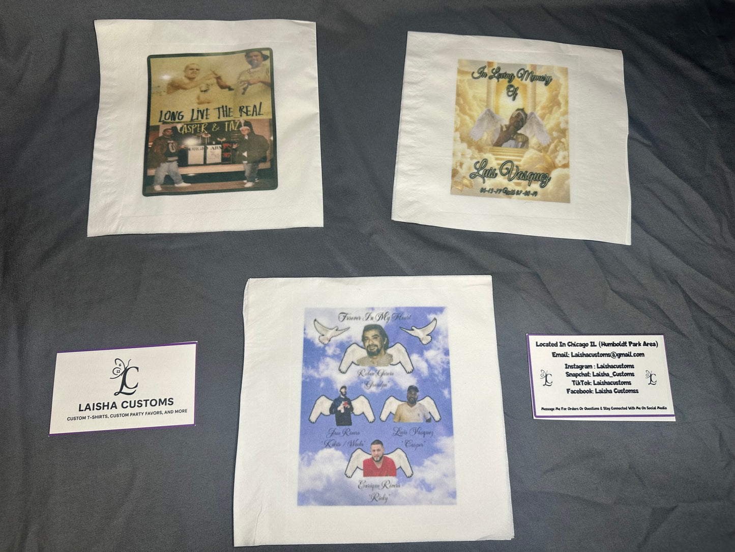 Custom napkins