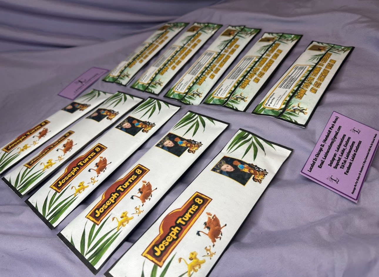 Custom Candy Bars (12 count)