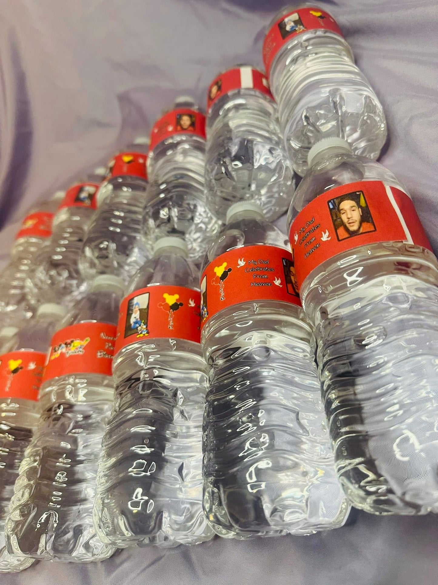 Custom Water Bottles (12 count)