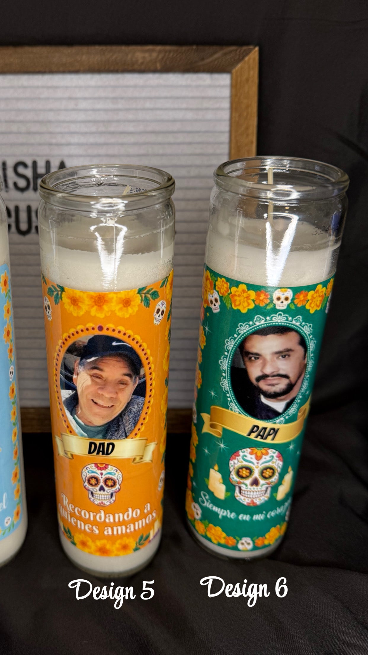 Dia de los muertos candles