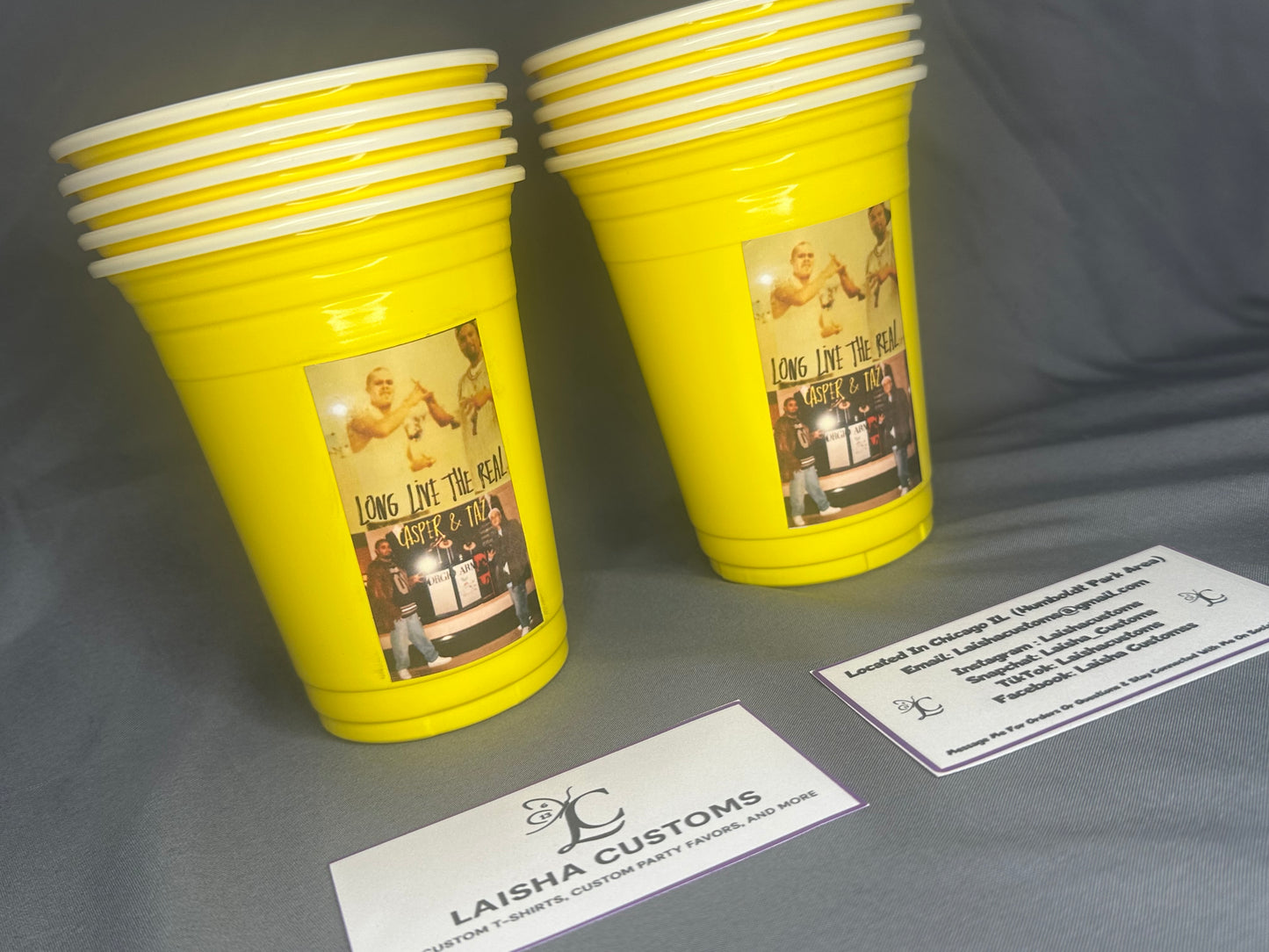 Custom color cups (10 count)
