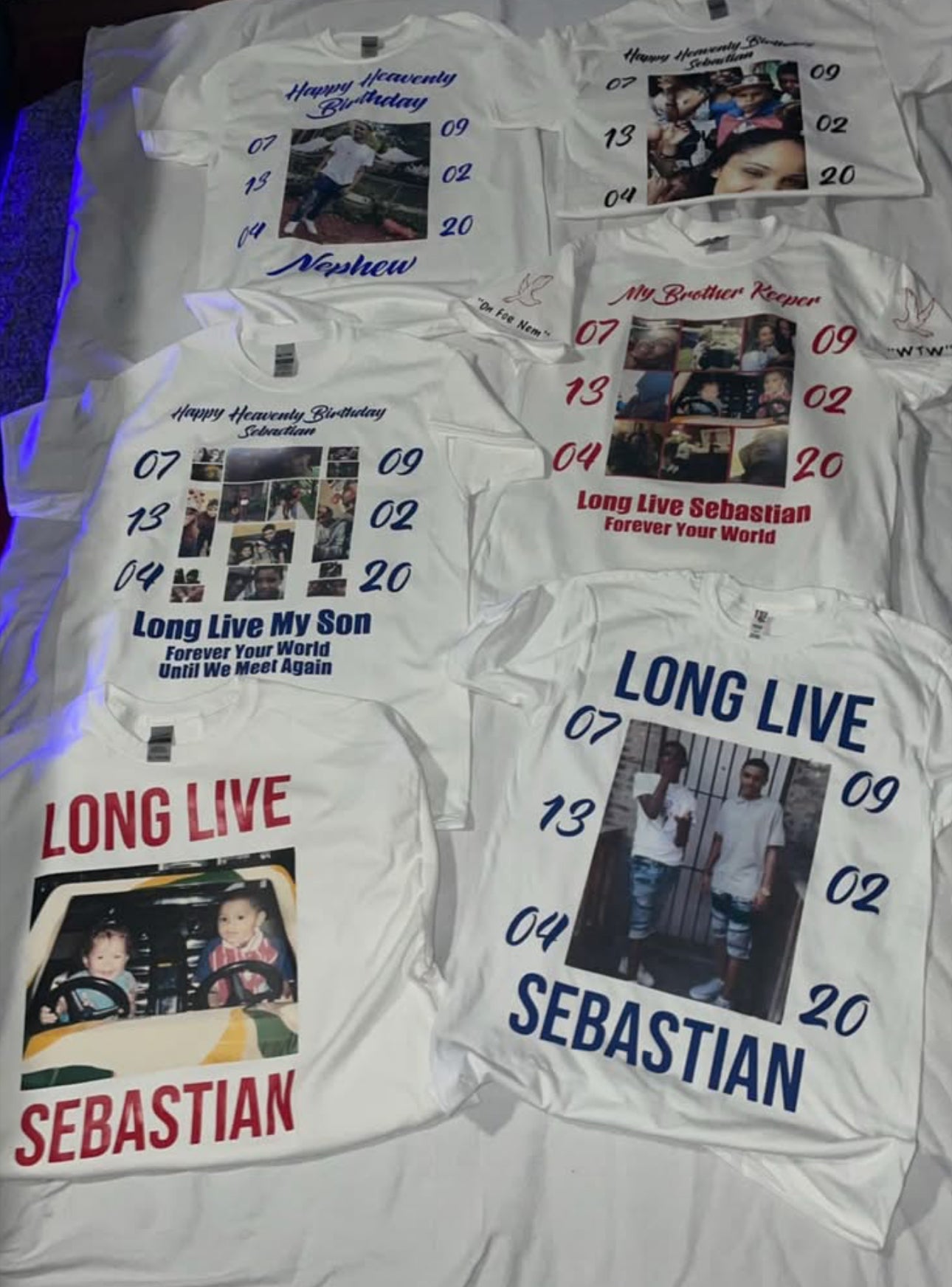 Custom memorial shirt