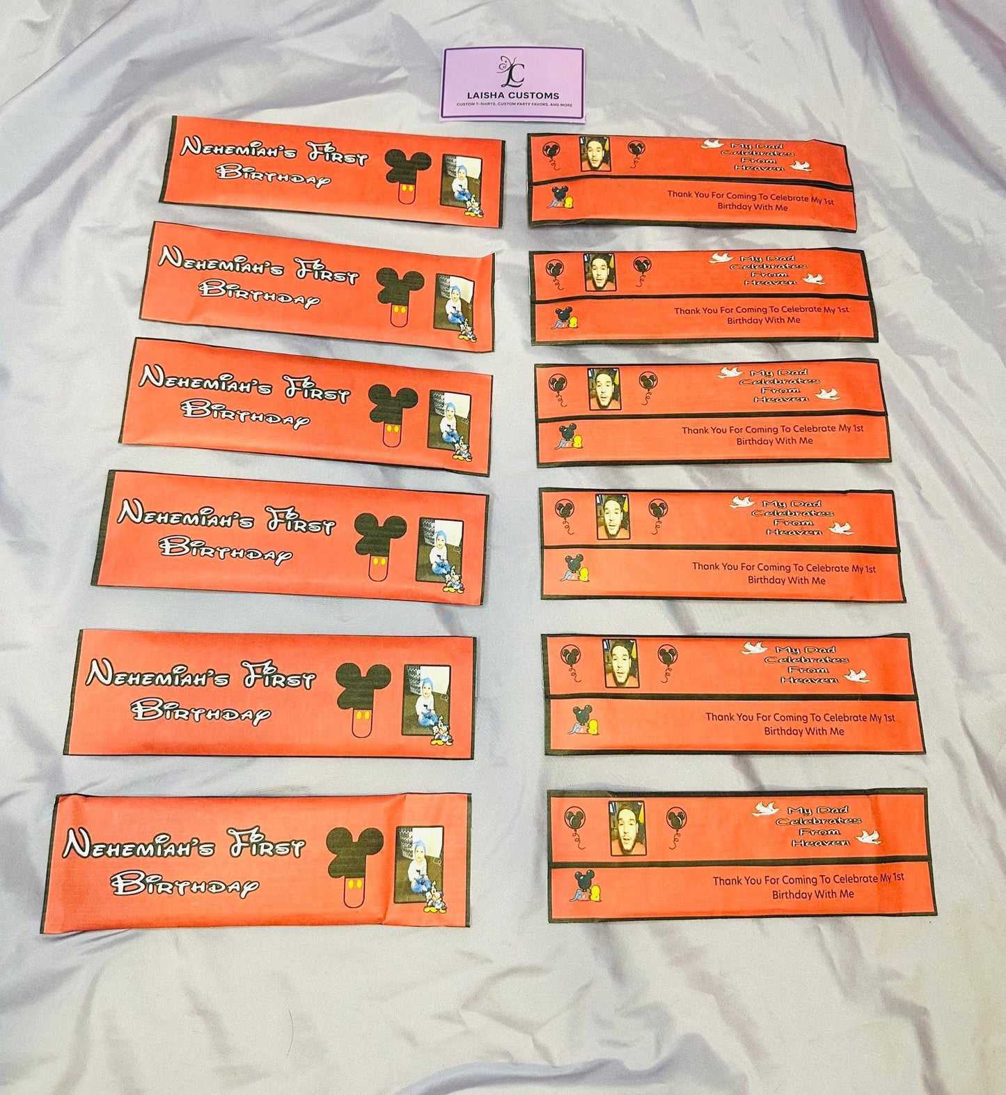 Custom Candy Bars (12 count)