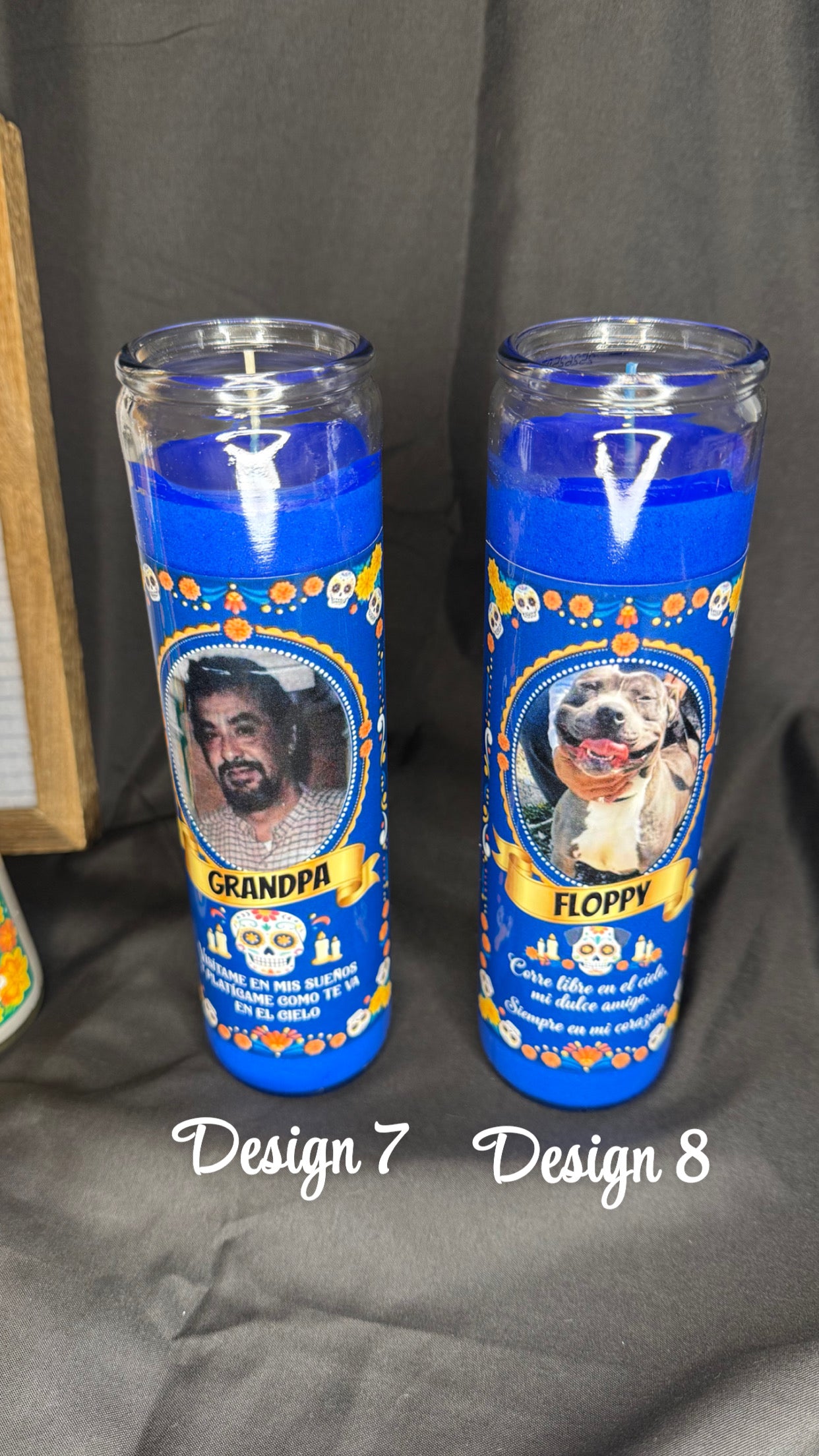 Dia de los muertos candles