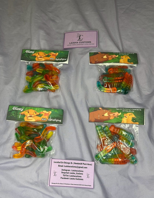 Lion King Themed Worms (12 count)
