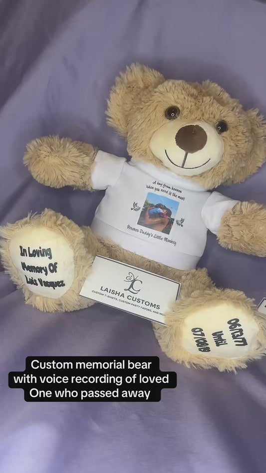 Teddy bear with voice inside